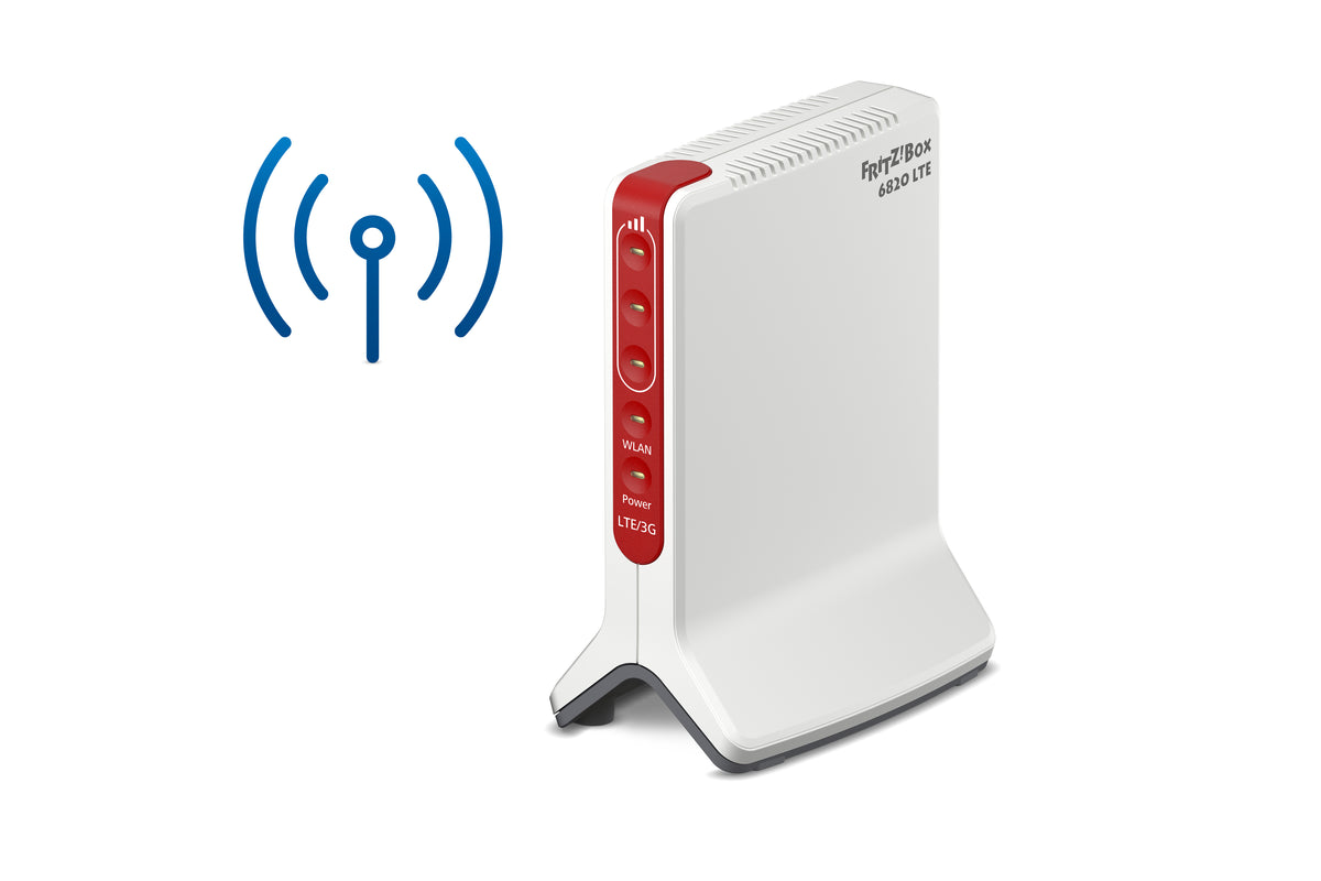 Box FRITZ! 6820 LTE trådlös router Gigabit Ethernet Singel-band (2,4 GHz) 4G Vit