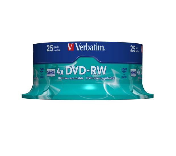 Verbatim DVD-RW Matt Silver tomma Dvd:Er