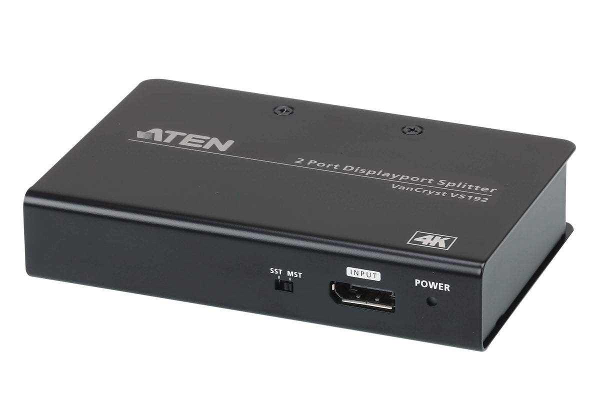 ATEN 4K DisplayPort-splitter med 2 portar