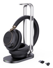Yealink BH76 Plus med Laddningsställ UC Svart USB-C/A Headset