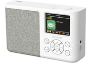 Kenwood CR-M33DAB radioapparater Bärbar Digital Vit