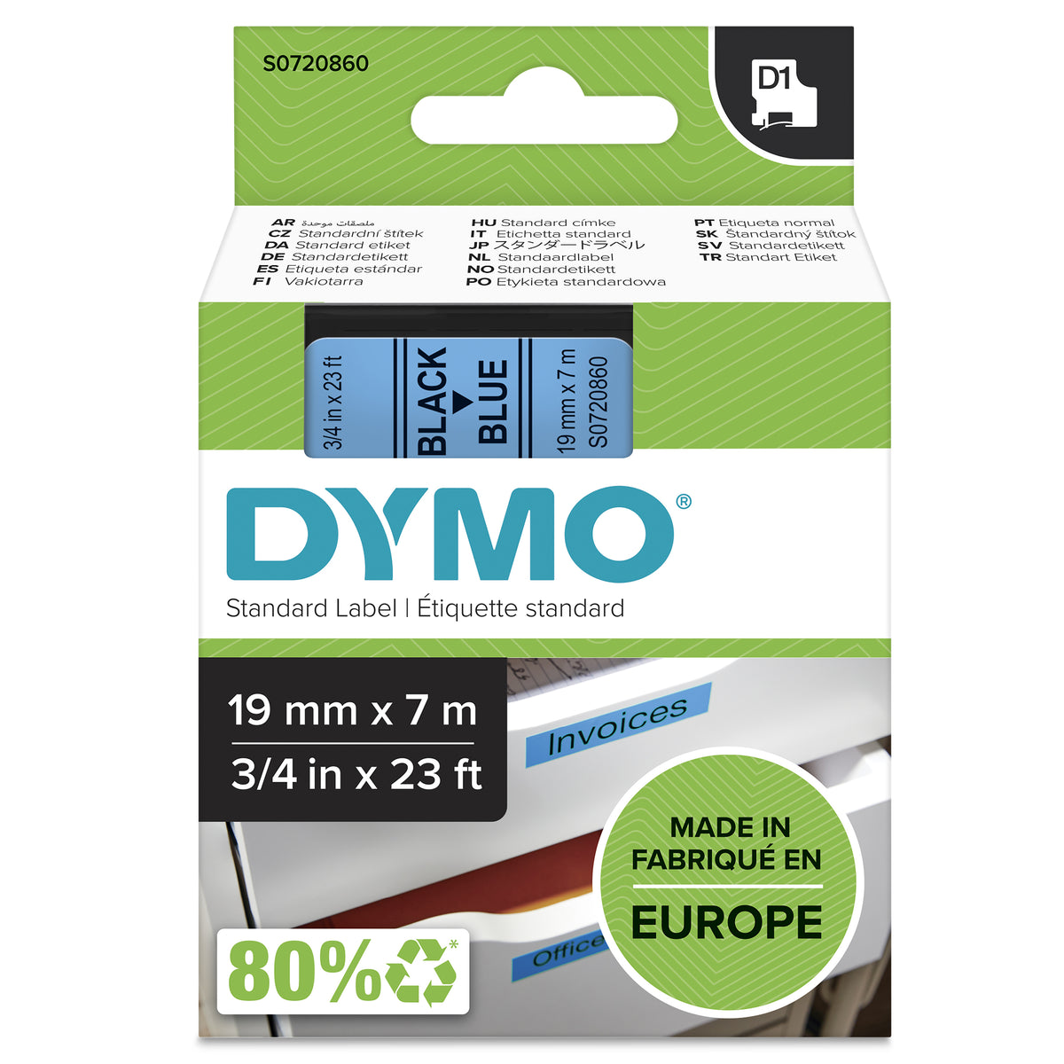 DYMO D1-originaletiketter