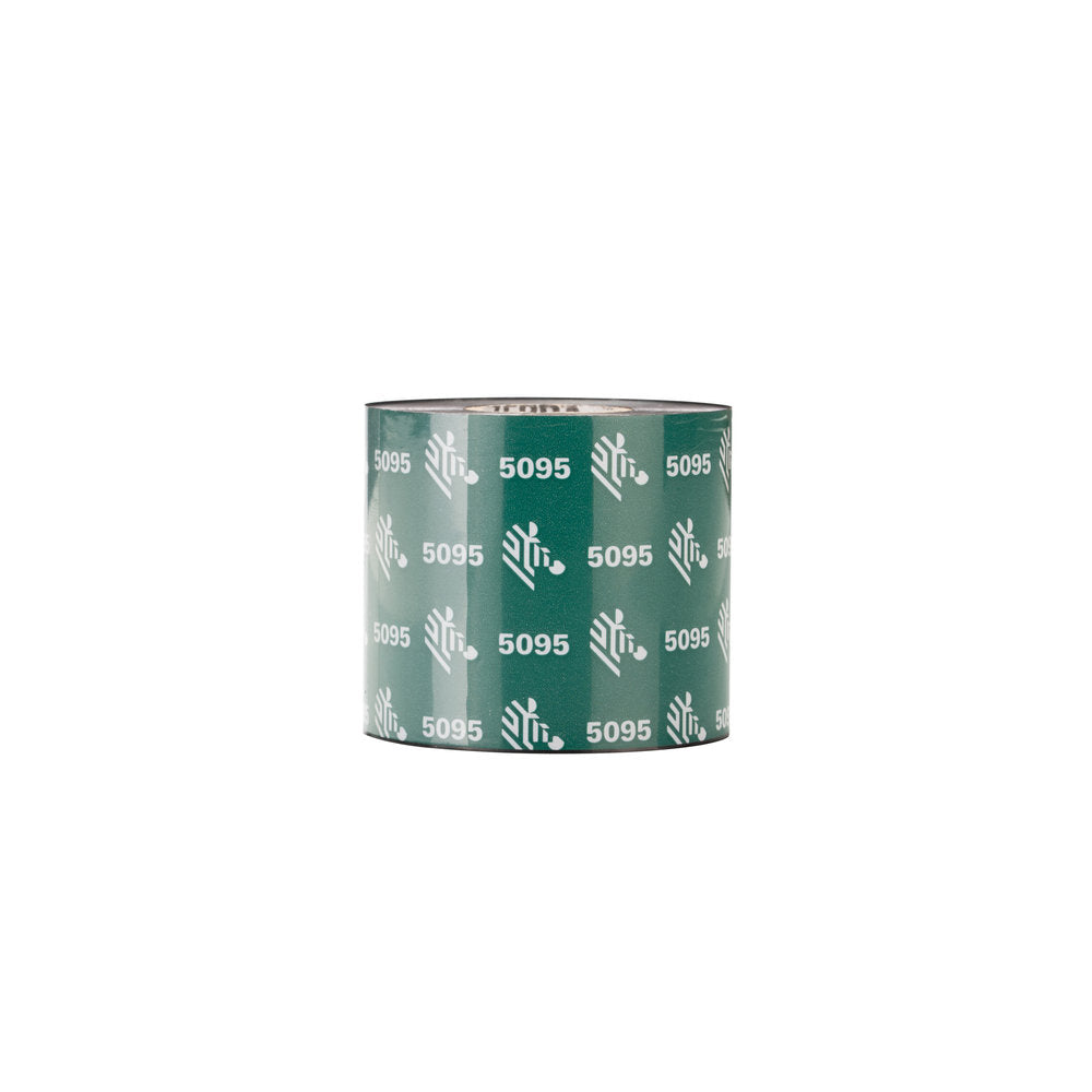 Zebra 5095 Resin värmeband 450 m Svart