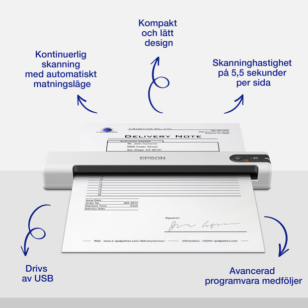 Epson WorkForce DS-70 skannrar