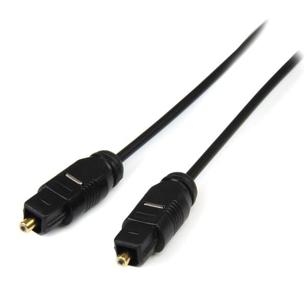 StarTech.com THINTOS15 ljudkabel 4,6 m Toslink Svart