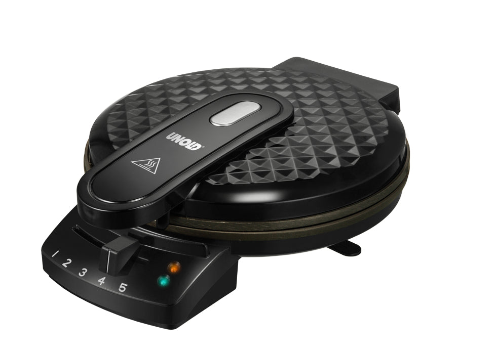 Unold 48235 våffeljärn 1 våffla/våfflor 1200 W Svart