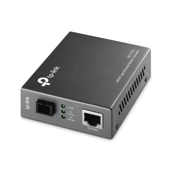 TP-Link MC112CS mediakonverterare för nätverk 1000 Mbit/s 1550 nm Svart