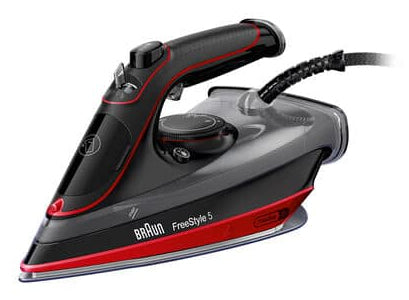 Braun TexStyle 5 SI 5057 RD Ångstrykjärn Keramisk stryksula 2700 W Svart