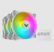 ASUS TUF GAMING TF120 ARGB WHITE EDITION 3IN1 Datorväska Luftkylare