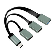 LogiLink UA0315 gränssnittshubbar USB 3.2 Gen 1 (3.1 Gen 1) Type-C 5000 Mbit/s Svart