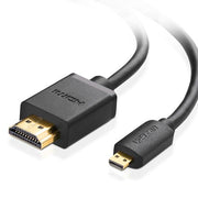 Ugreen 30104 HDMI-kabel 3 m HDMI Typ D (micro) HDMI Typ A (standard) Svart