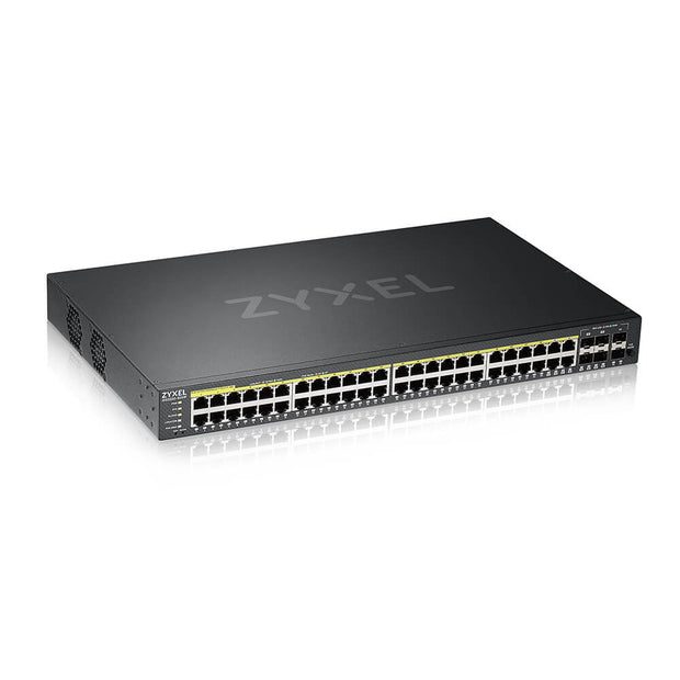 Zyxel GS2220-50HP-EU0101F nätverksswitchar hanterad L2 Gigabit Ethernet (10/100/1000) Strömförsörjning via