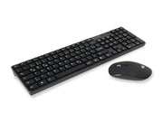 Conceptronic ORAZIO01DE tangentbord Mus inkluderad Hem RF Trådlös QWERTZ tyska Svart