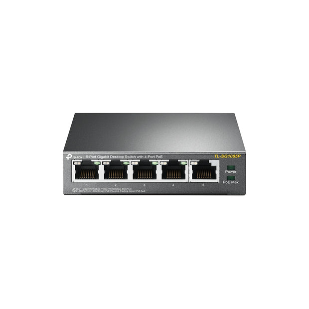 TP-Link TL-SG1005P Ohanterad Gigabit Ethernet (10/100/1000) Strömförsörjning via