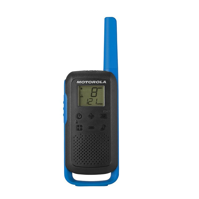 Motorola TALKABOUT T62 tvåvägsradio 16 kanaler 12500 MHz Svart