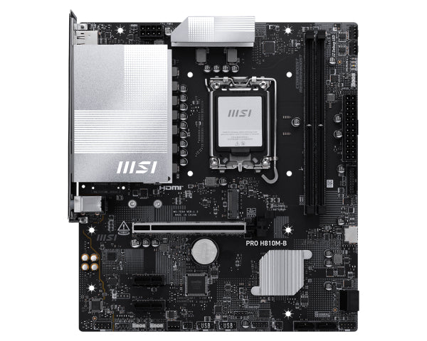 MSI PRO H810M-B moderkort Intel H810 LGA 1851 (Socket V1) micro ATX