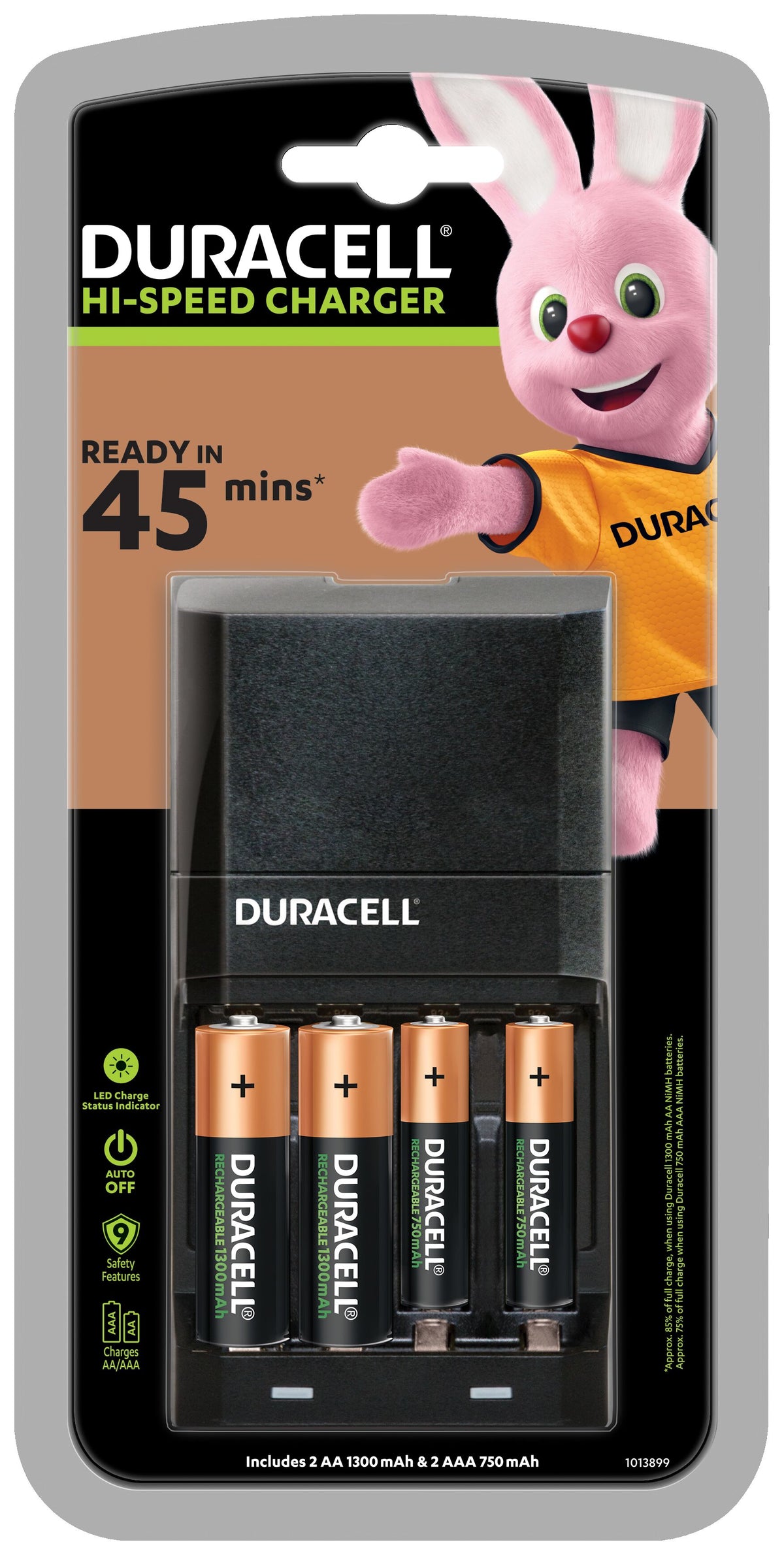 Duracell CEF27 batteriladdare Hushållsbatteri AC