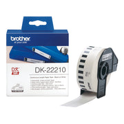 Brother DK-22210 etikett-tejp Svart på vitt