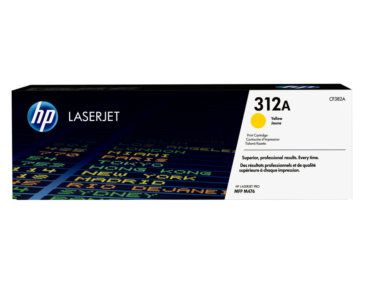 HP 312A gul LaserJet-originaltonerkassett