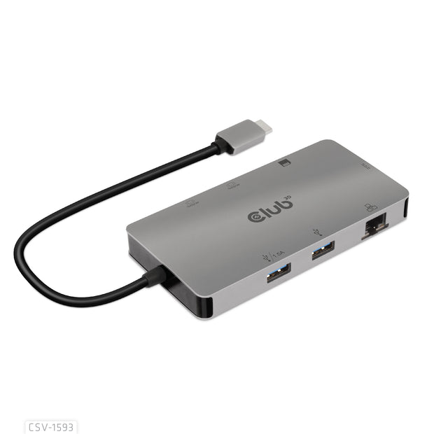 CLUB3D CSV-1593 dockningsstationer för bärbara datorer USB 3.2 Gen 1 (3.1 Gen 1)
