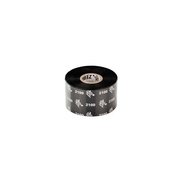 Zebra 2100 Wax värmeband 450 m Svart