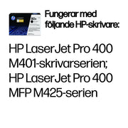 HP 80X svart LaserJet-tonerkassett med hög kapacitet
