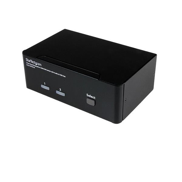 StarTech.com Dubbel USB DisplayPort KVM-switch med 2 portar