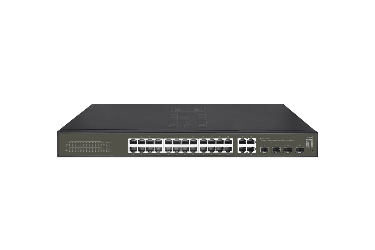 LevelOne GES-2128P nätverksswitchar hanterad L2 Gigabit Ethernet (10/100/1000)