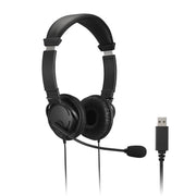 Kensington Klassiskt USB-A-headset med mikrofon och volymkontroll