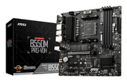 MSI B550M PRO-VDH moderkort AMD B550 Uttag AM4 micro ATX