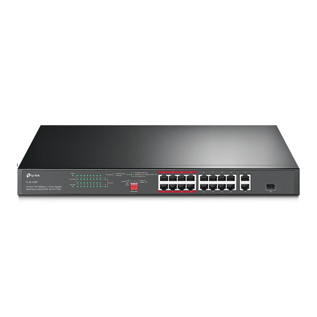 TP-Link TL-SL1218P nätverksswitchar Ohanterad Gigabit Ethernet (10/100/1000) Strömförsörjning via Ethernet