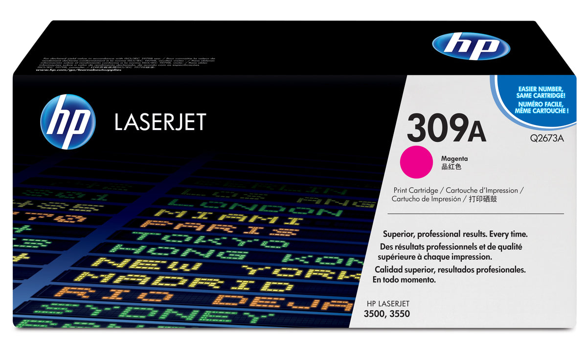 HP 309A Magenta Original LaserJet Toner Cartridge Tonerkassett