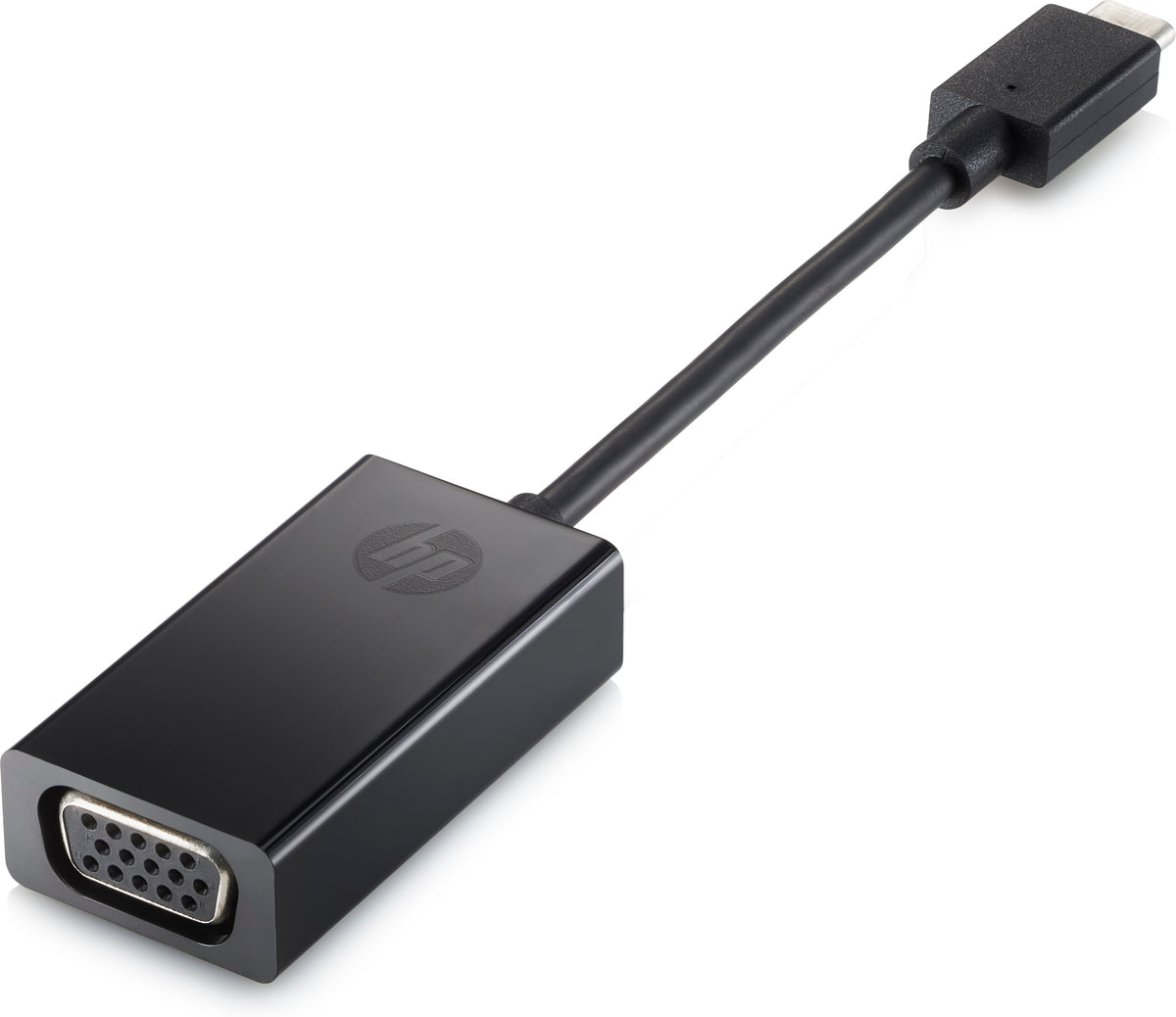 HP USB-C to VGA Adapter USB-grafikadapter 2560 x 1600 pixlar Svart