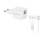 Conceptronic ALTHEA16W mobilladdare Universal Vit AC Snabb laddning inomhus
