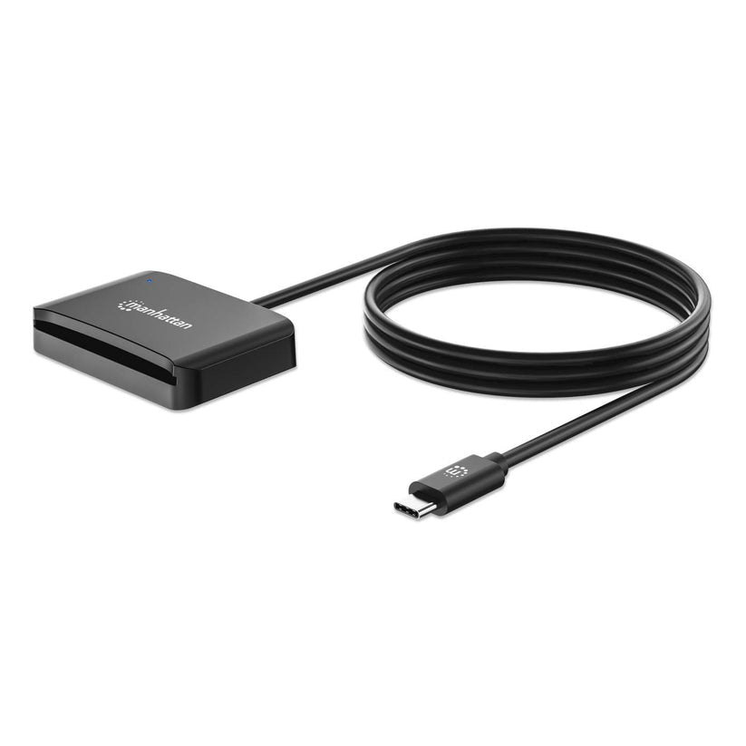 Manhattan 102742 läsare smarta kort USB USB Type-C Svart