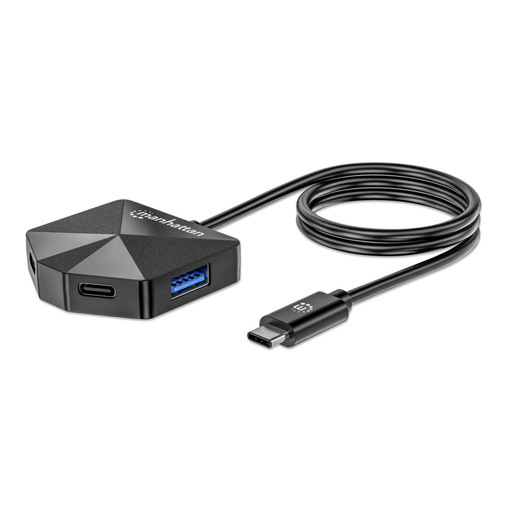 Manhattan 181150 dockningsstationer för bärbara datorer Kabel USB 3.2 Gen 2 (3.1 Gen