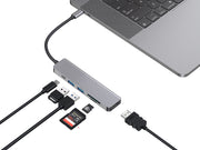 Conceptronic DONN02G dockningsstationer för bärbara datorer USB 3.2 Gen 1 (3.1 Gen