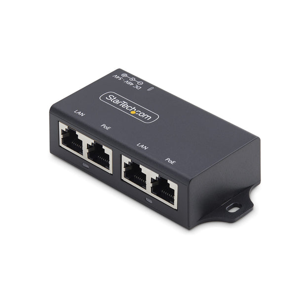 StarTech.com Gigabit Midspan PoE+-injektor för 2 portar