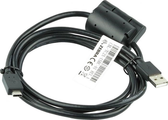 Zebra CBL-TC2X-USBC-01 USB-kablar USB A Svart USB-kabel