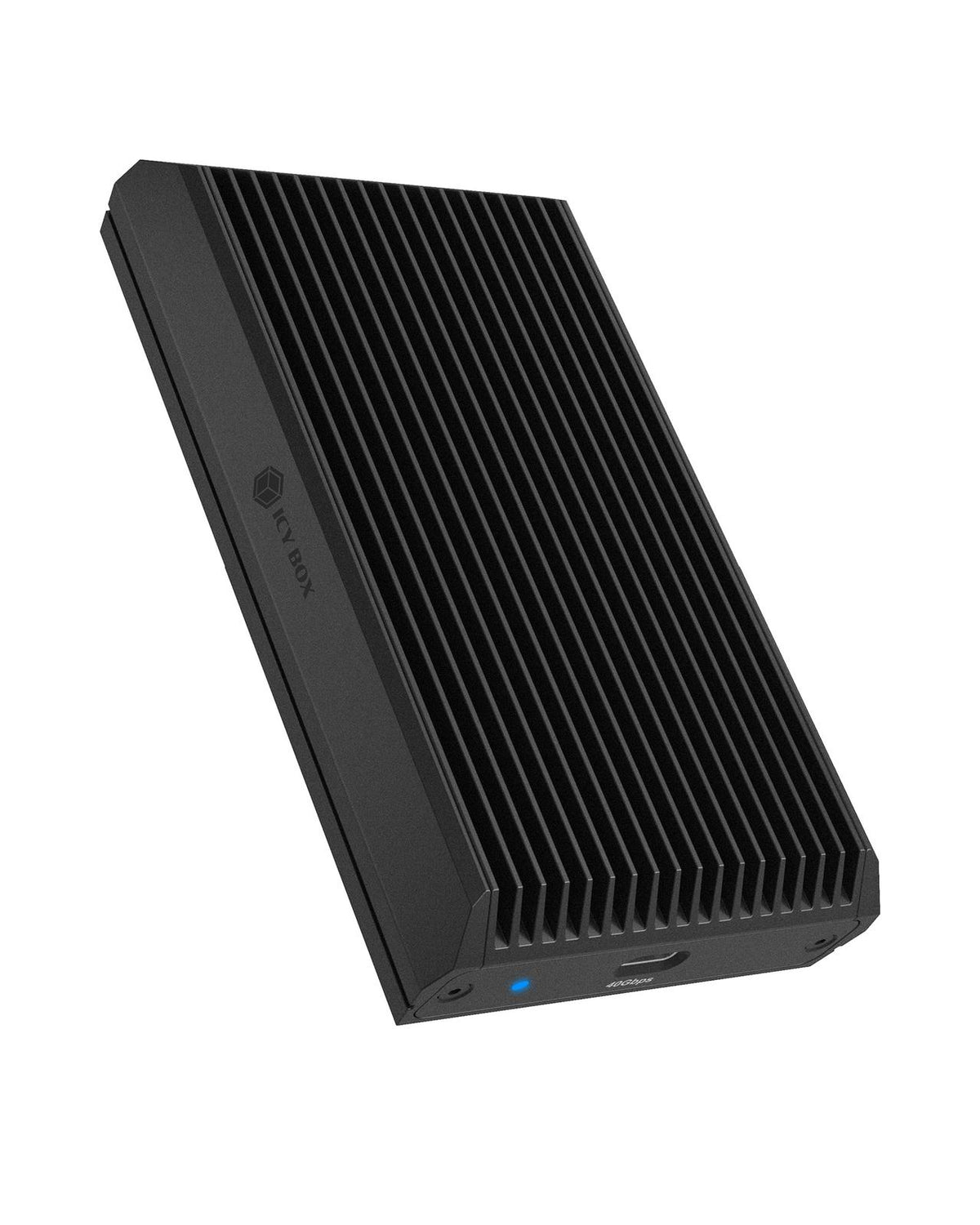 ICY BOX IB-1920M-C42 SSD-inkapsling Svart M.2