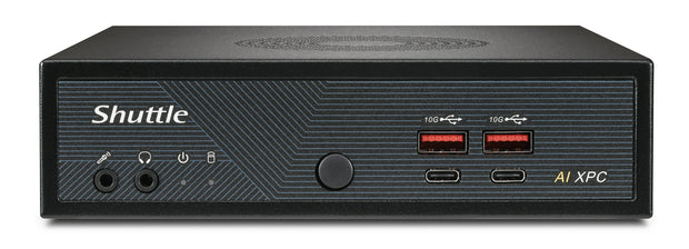 Shuttle Slim AI PC DN11H9 1,35L storlek PC Svart 185H Intel SoC