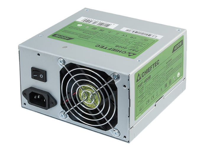 Chieftec PSF-400B strömförsörjningsenheter 400 W 24-pin ATX ATX Metallisk