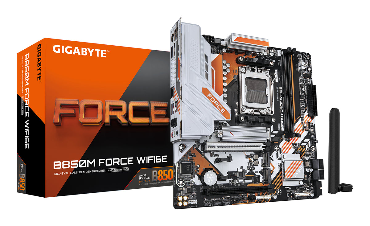 GIGABYTE B850M FORCE WIFI6E AMD B850 AM5-sockel micro ATX