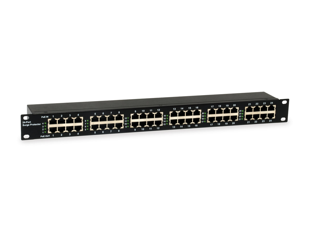 LevelOne ESP-2400 överspänningsskydd Svart 0 AC-utgångar 58 V