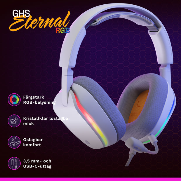 Glorious Gaming Glorious GHS Eternal RGB hörlurar