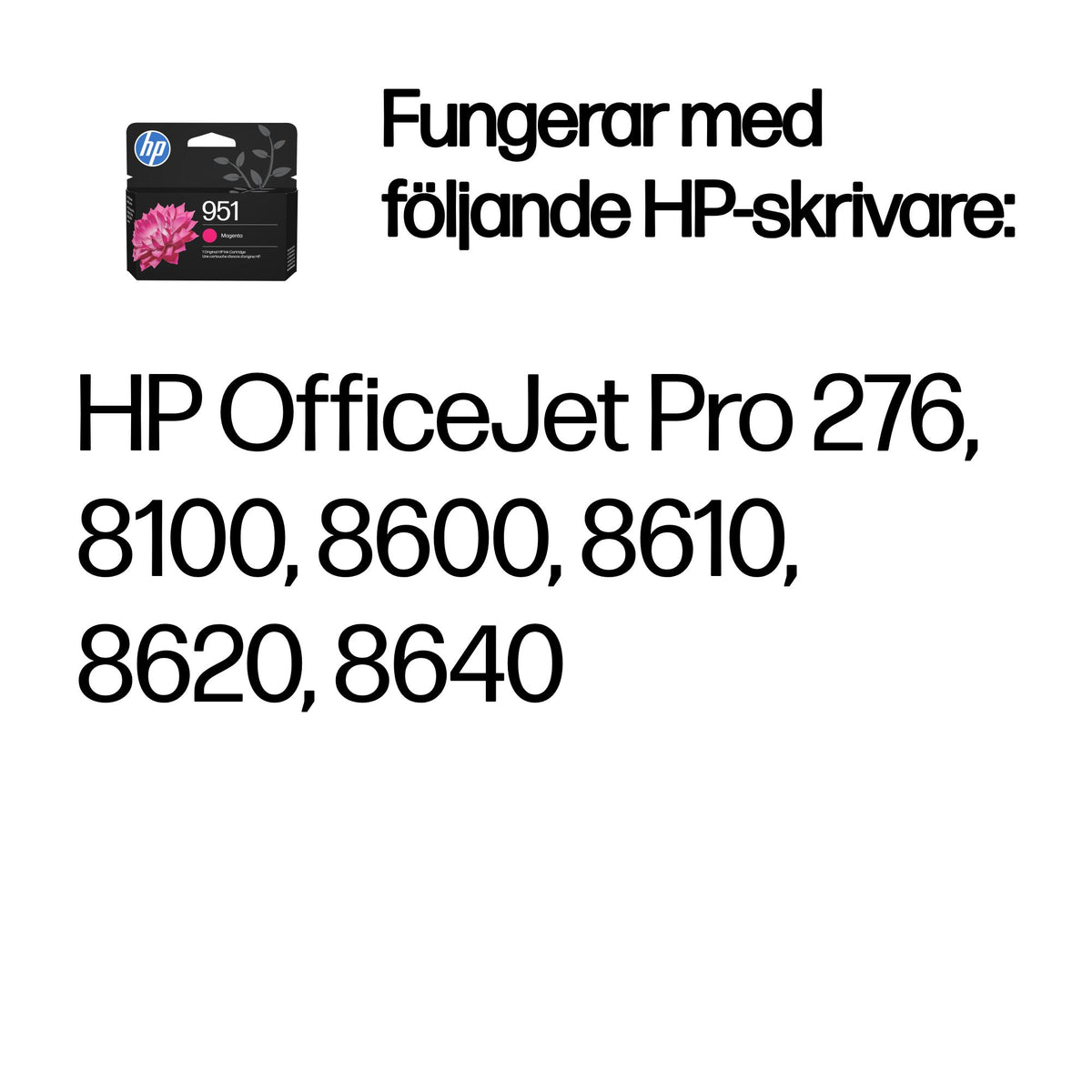 HP 951 magenta original bläckpatron