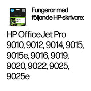HP 963XL svart original bläckpatron med hög kapacitet