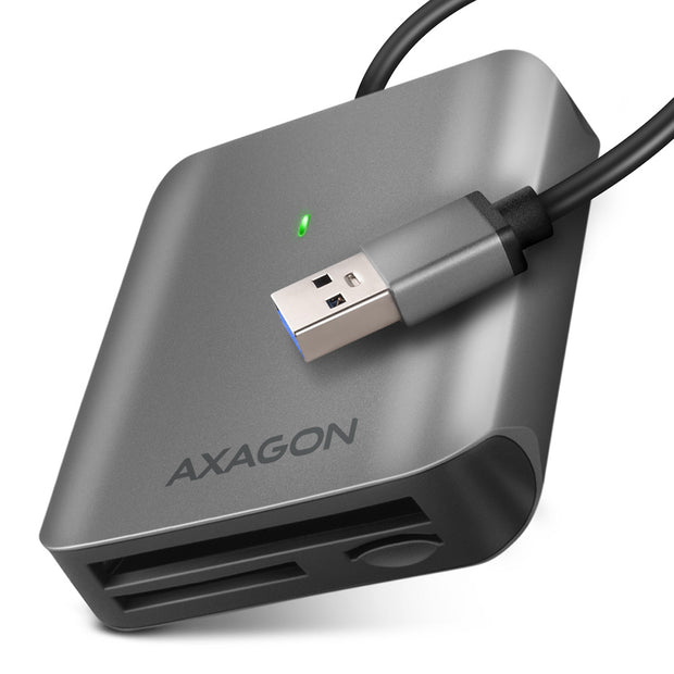 Axagon CRE-S3 External card reader USB-A 3.2 Gen 1 3-slot & lun SD/microSD/CF kortläsare USB 3.2 Gen 1 (3.1