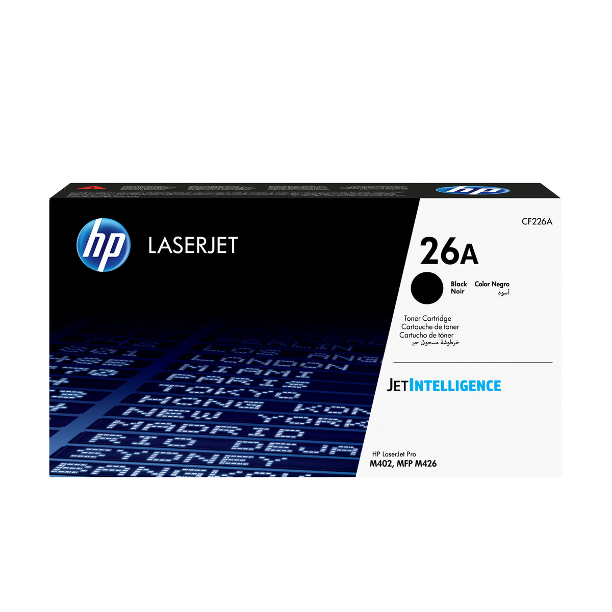 HP 26A svart original LaserJet-tonerkassett