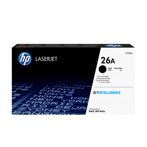 HP 26A svart original LaserJet-tonerkassett